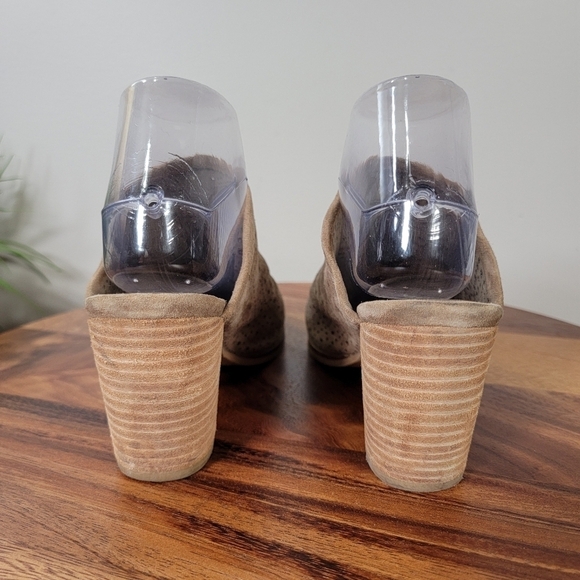 Rebels Western Heeled Booties Mules Slip on Size 8 - Picture 7 of 17